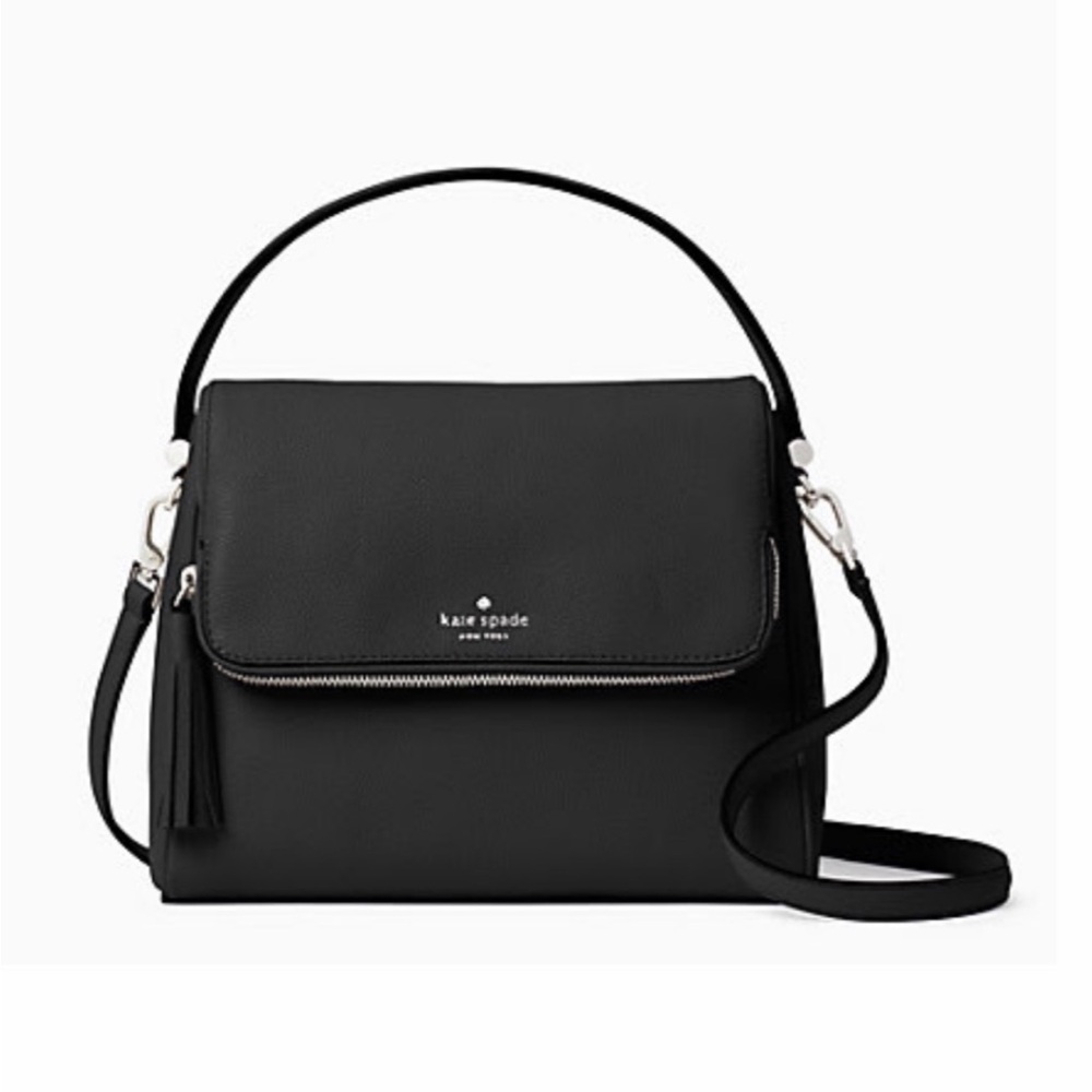 KATE SPADE• BLACK SLEEK CHESTER STREET CROSSBODY BAG